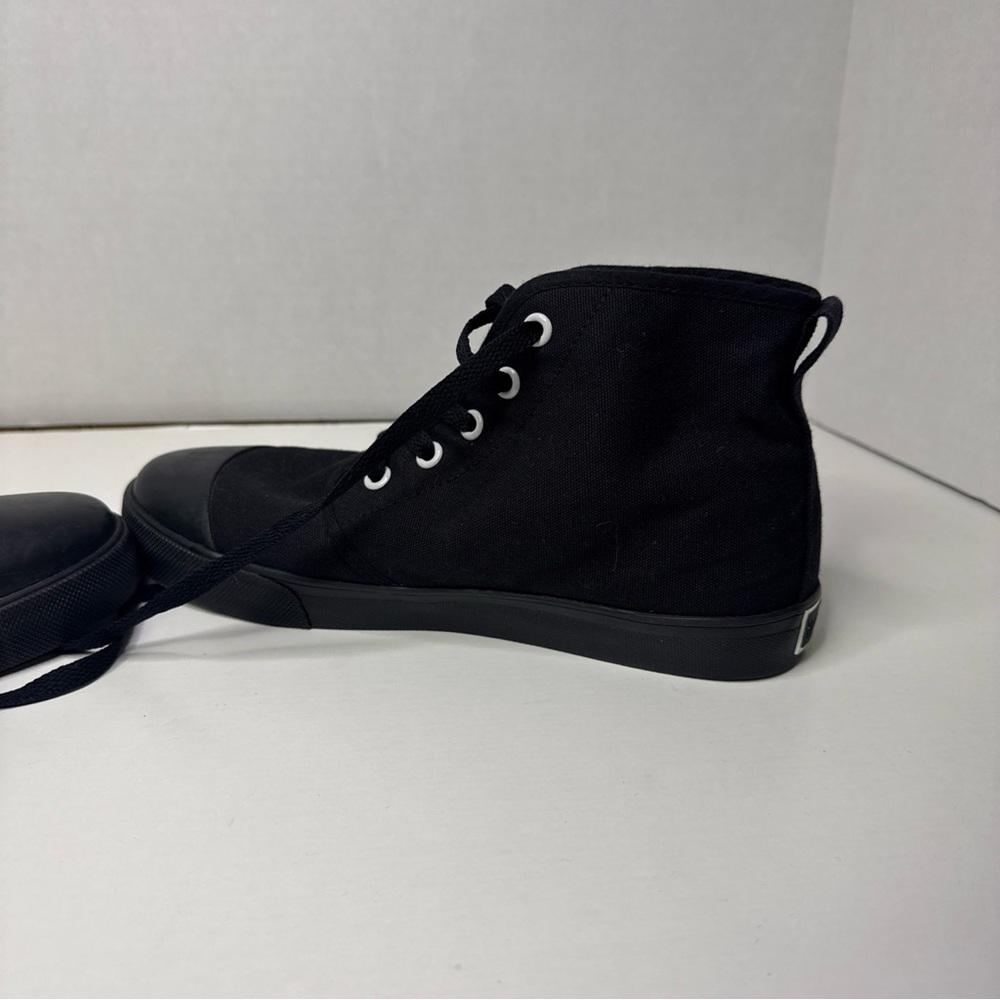 BANGS Black High-Top Sneakers with Planet Embroidery - Picture 6 of 8